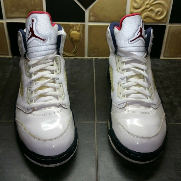 Nike Air Jordan V 5 Olympics Sz 10 - Picture 5 of 8